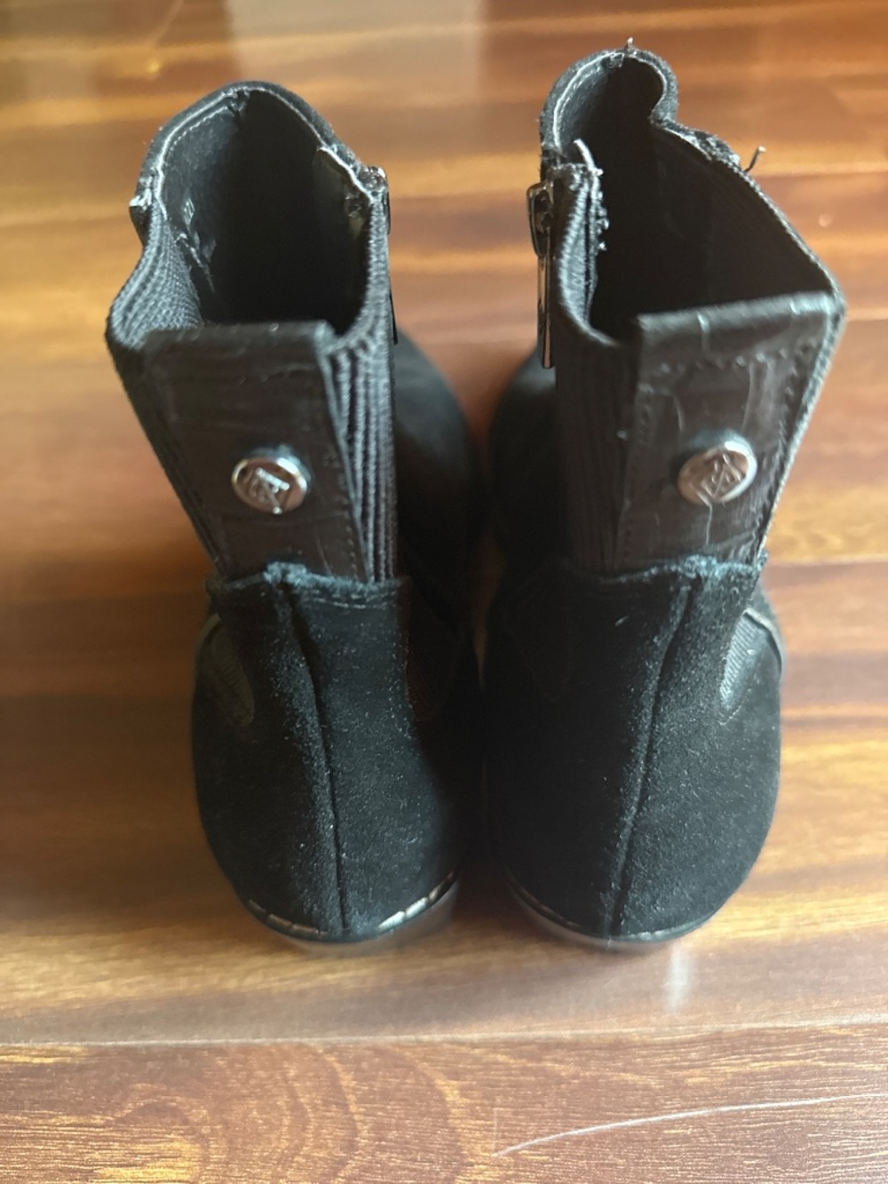 DONALD J PLINER Gazzi Suede Black Boots Size 9-5M - Picture 4 of 10